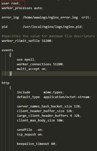 修改Nginx配置文件